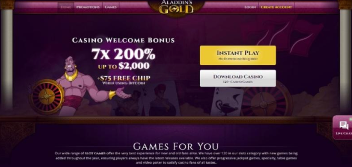Casinos like Aladdins Gold Casino